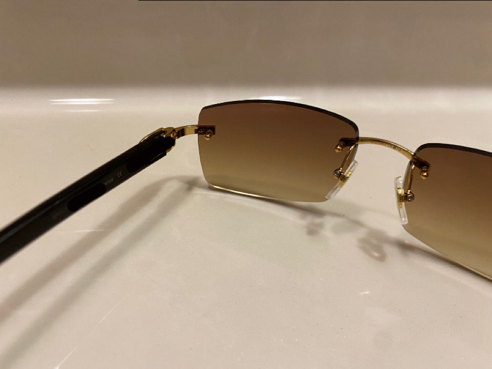 Black Hennessy Buffs Gold Frame Classic Buffs