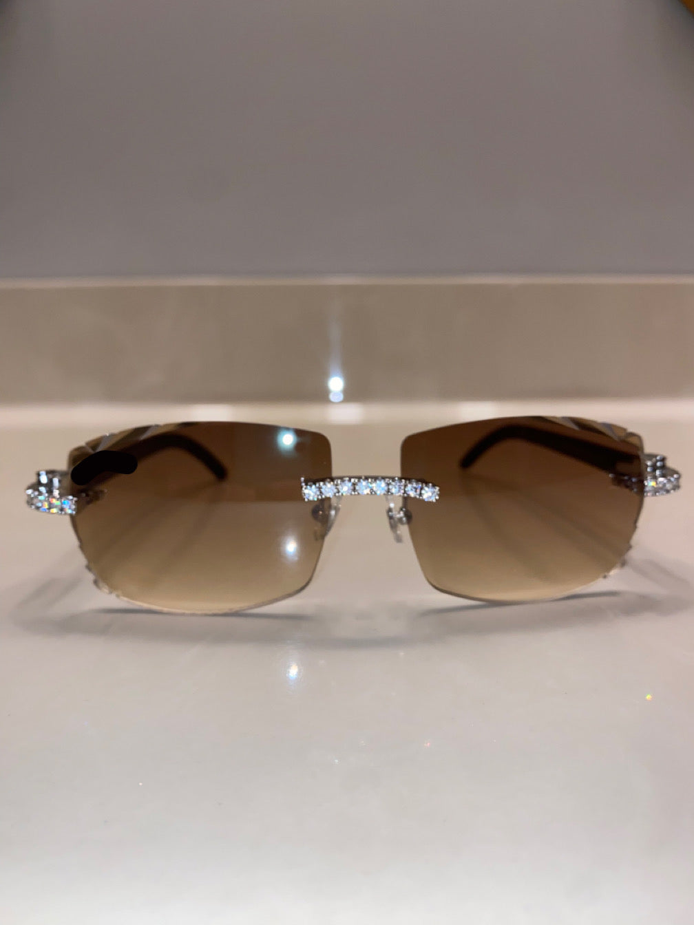 Diamond Silver Hennessy White Buffs Cut Lens