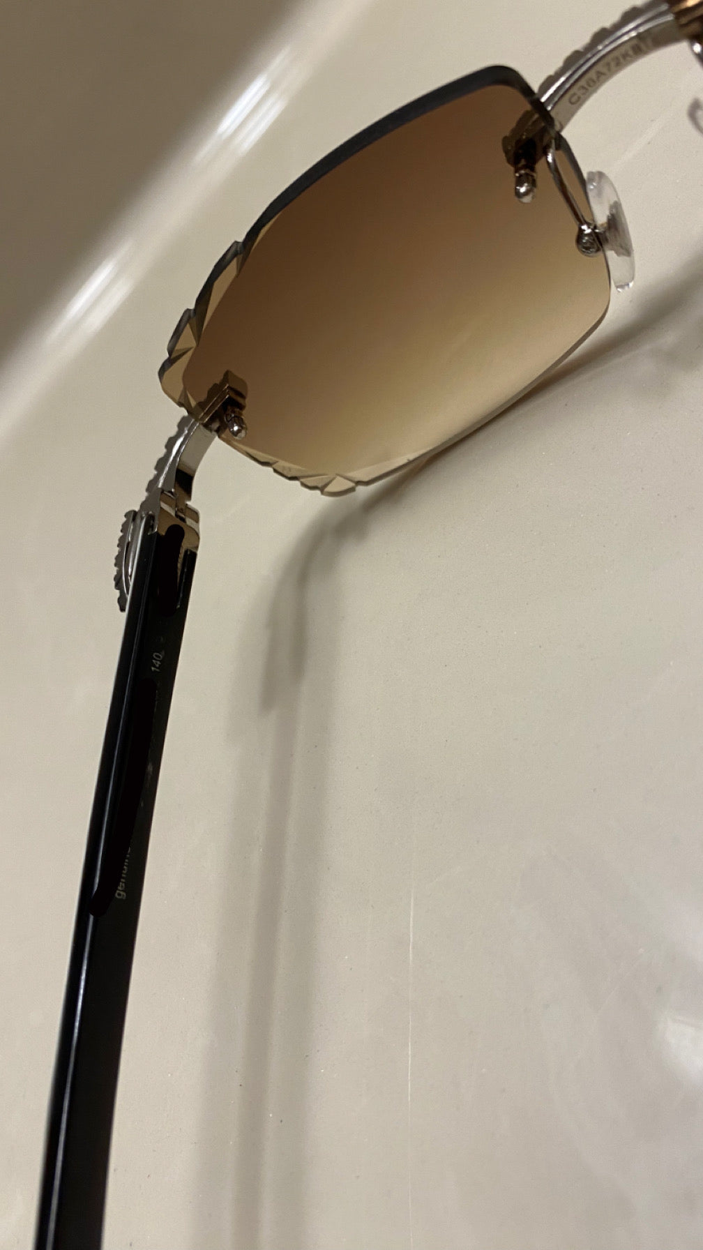 Diamond Silver Hennessy White Buffs Cut Lens