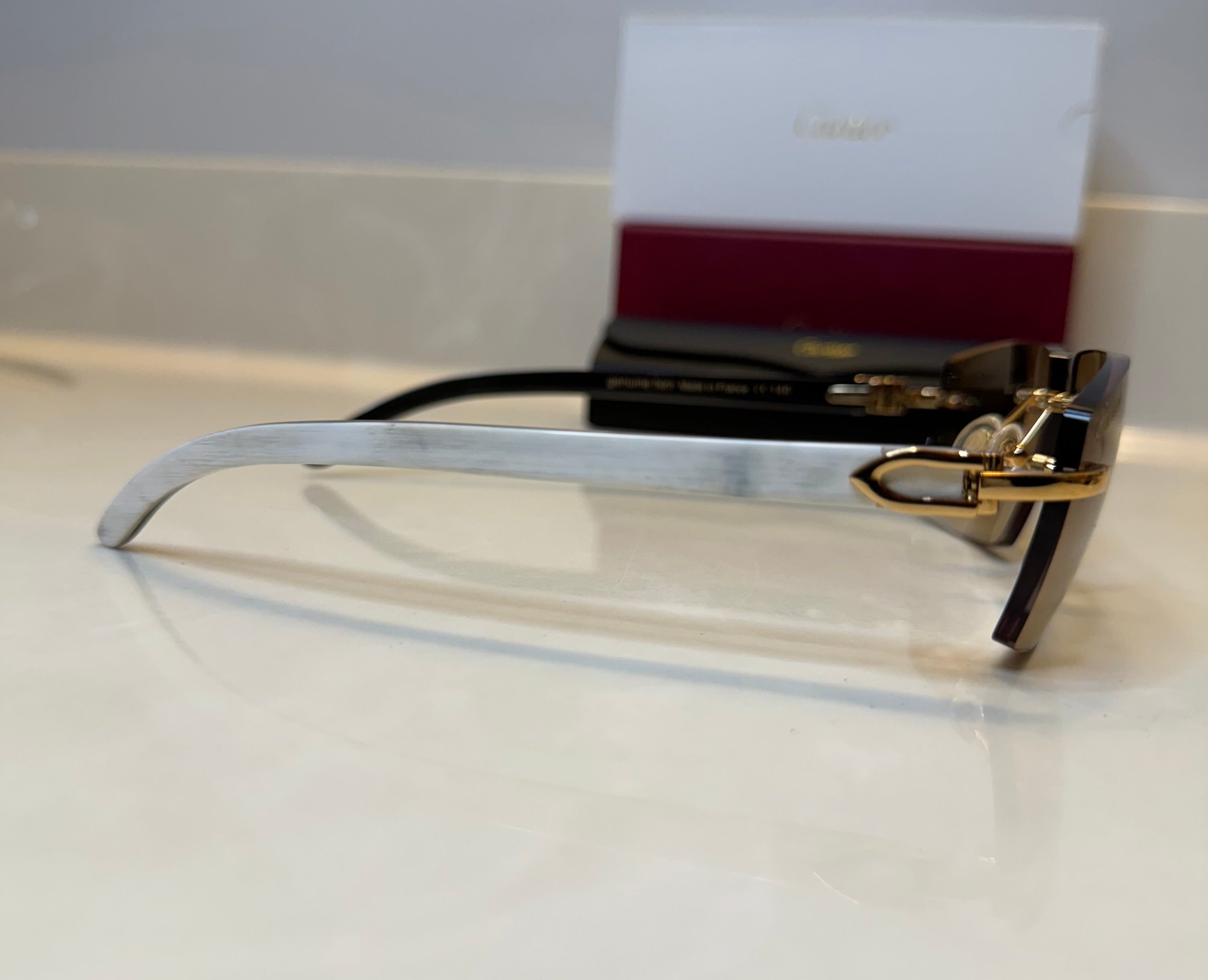 White Buffs Hennessy Tint Larger Lens