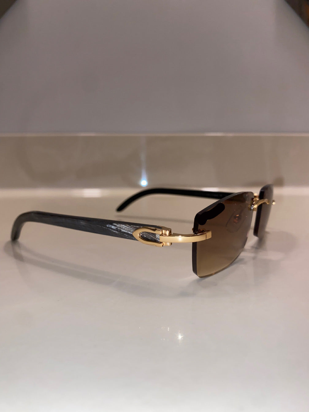 Black Hennessy Buffs Gold Frame Classic Buffs