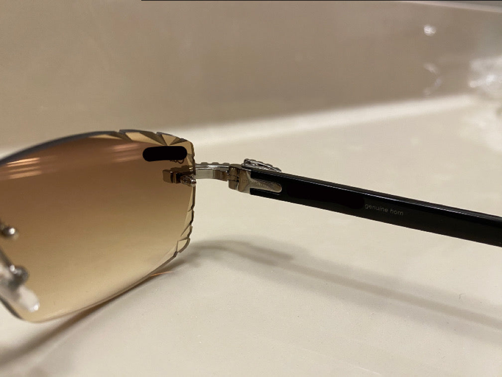 Diamond Silver Hennessy White Buffs Cut Lens