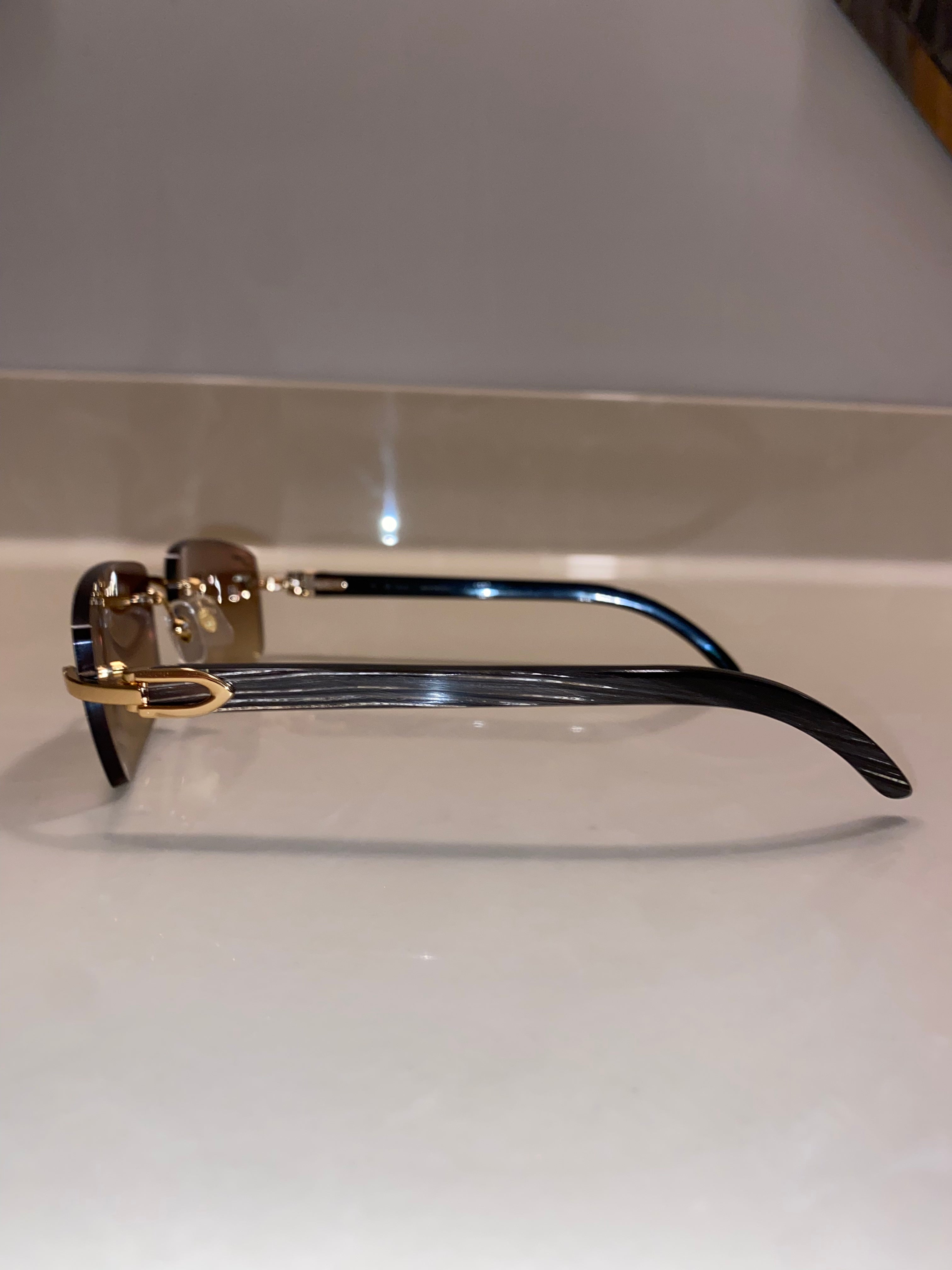 Black Hennessy Buffs Gold Frame Classic Buffs