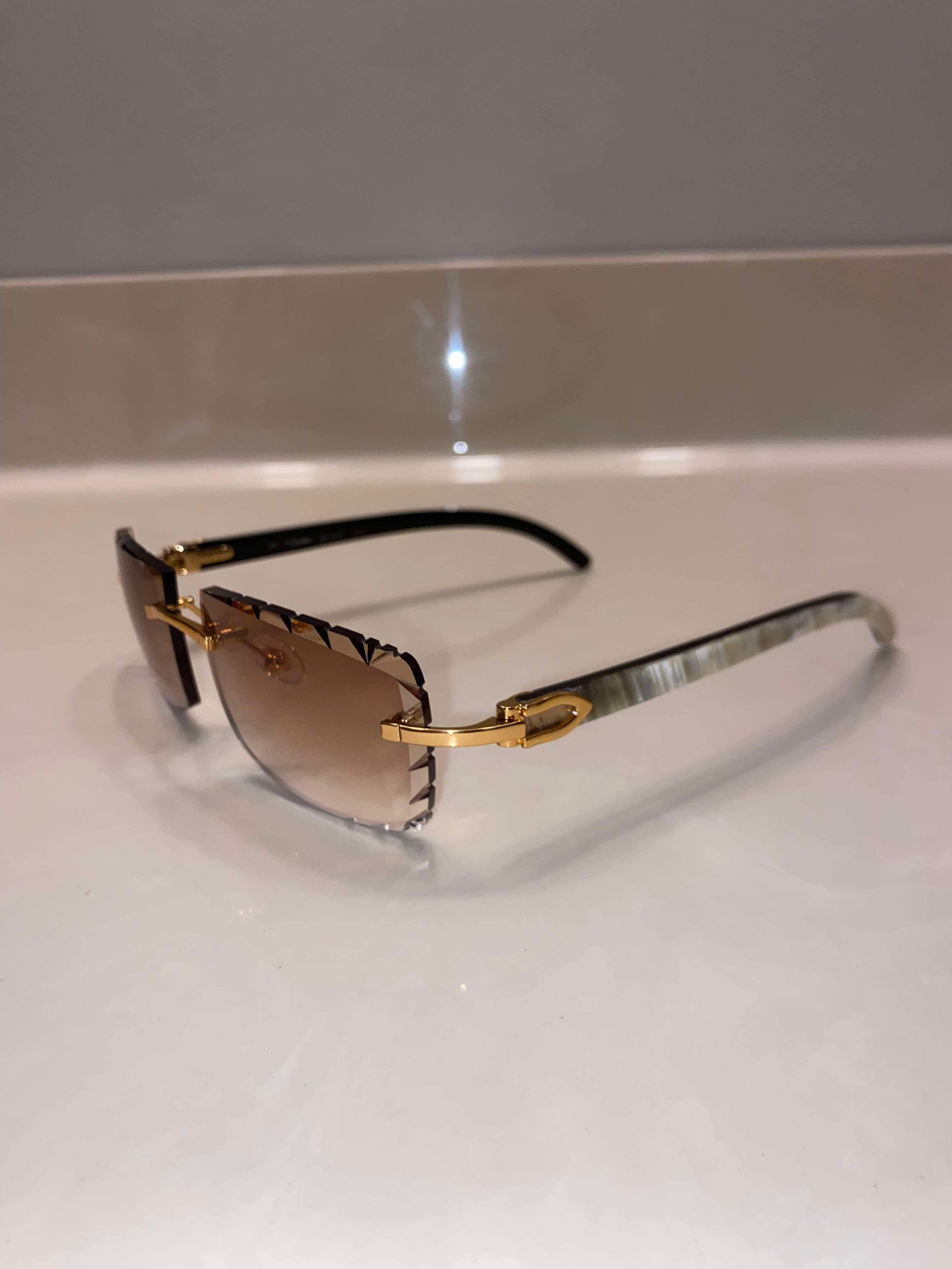 White Buffs Hennessy Tint Diamond Cut Lens