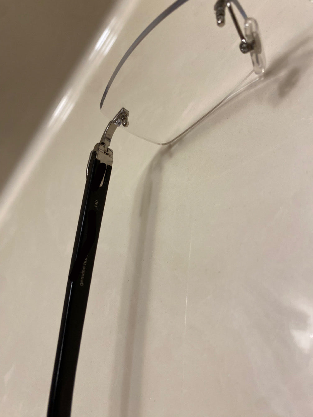 Classic Plain Jane Silver Black Buffs With Clear Lens