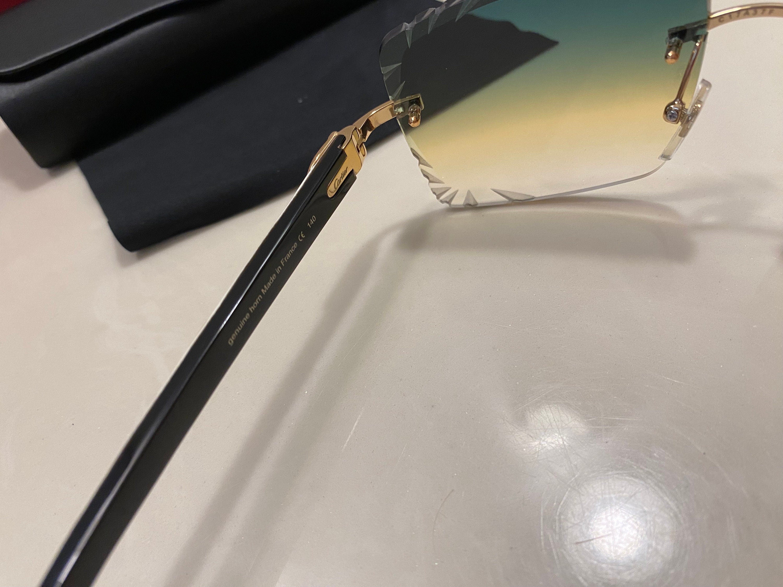 Gold Buffs Cut Style Large 60mm Lenses