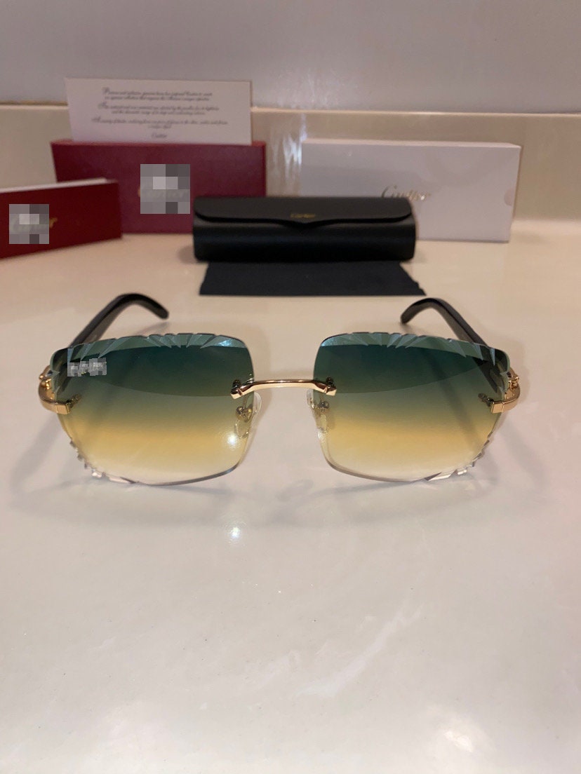 Gold Buffs Cut Style Large 60mm Lenses