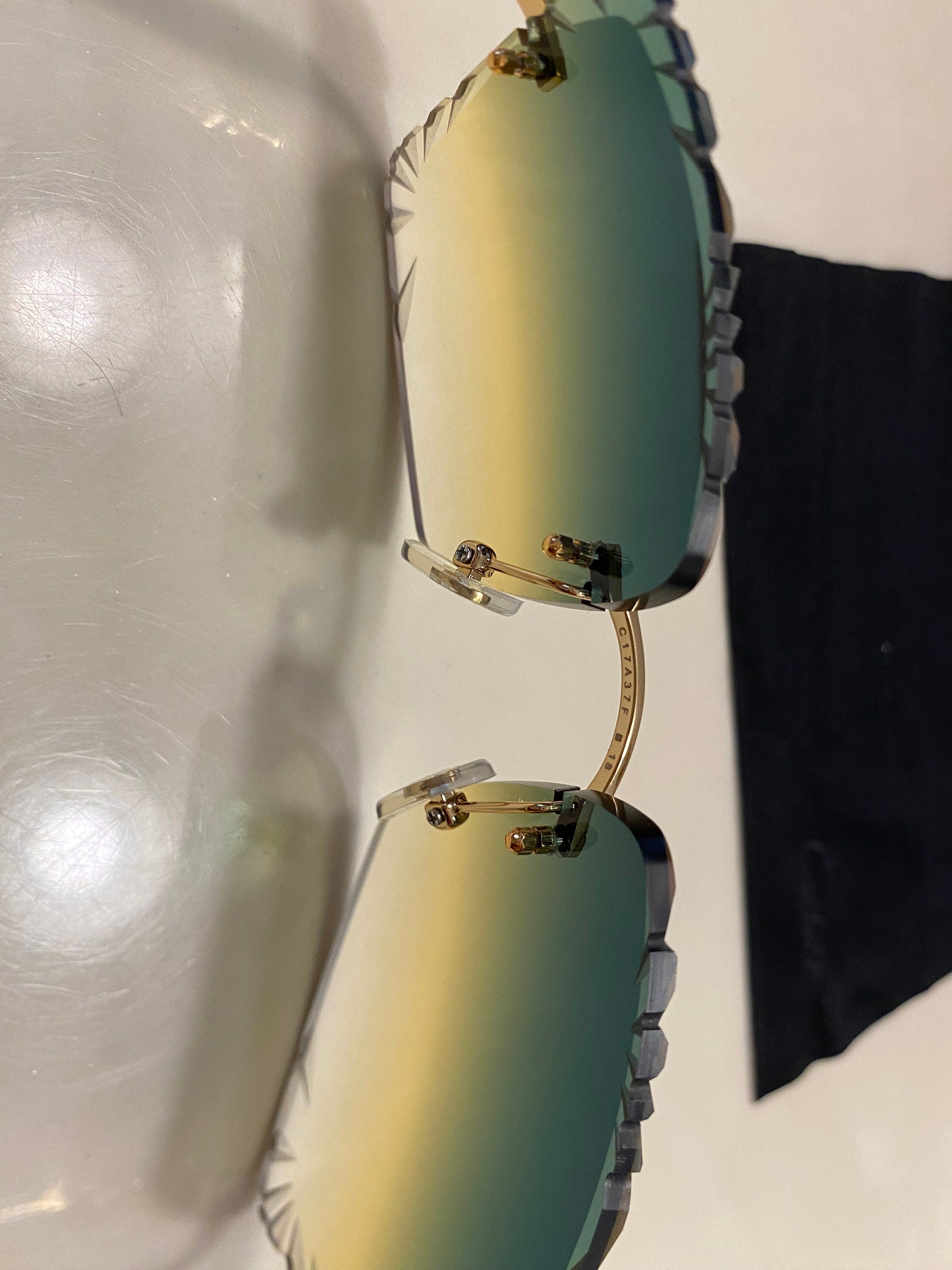 Gold Buffs Cut Style Large 60mm Lenses