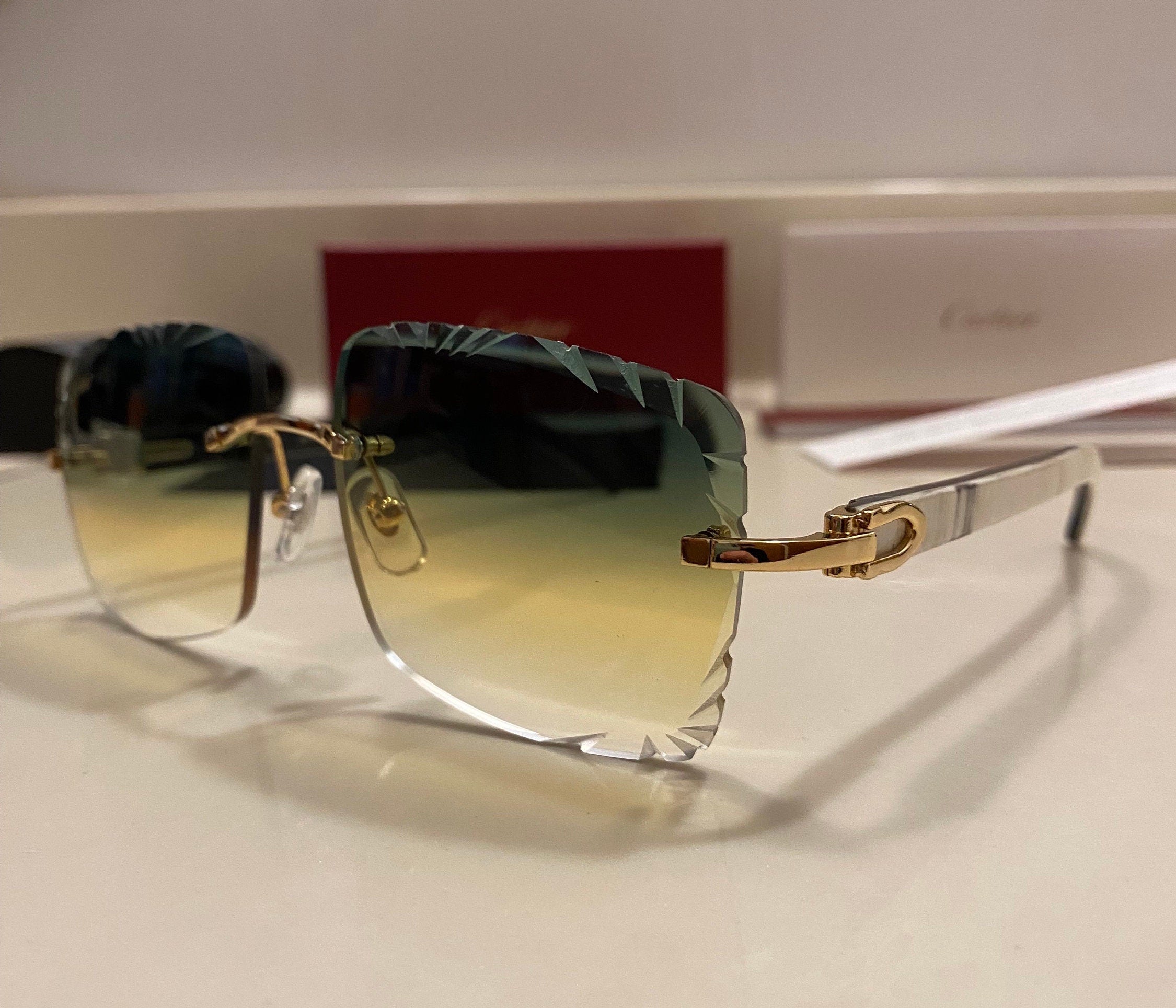 Gold Buffs Cut Style Large 60mm Lenses