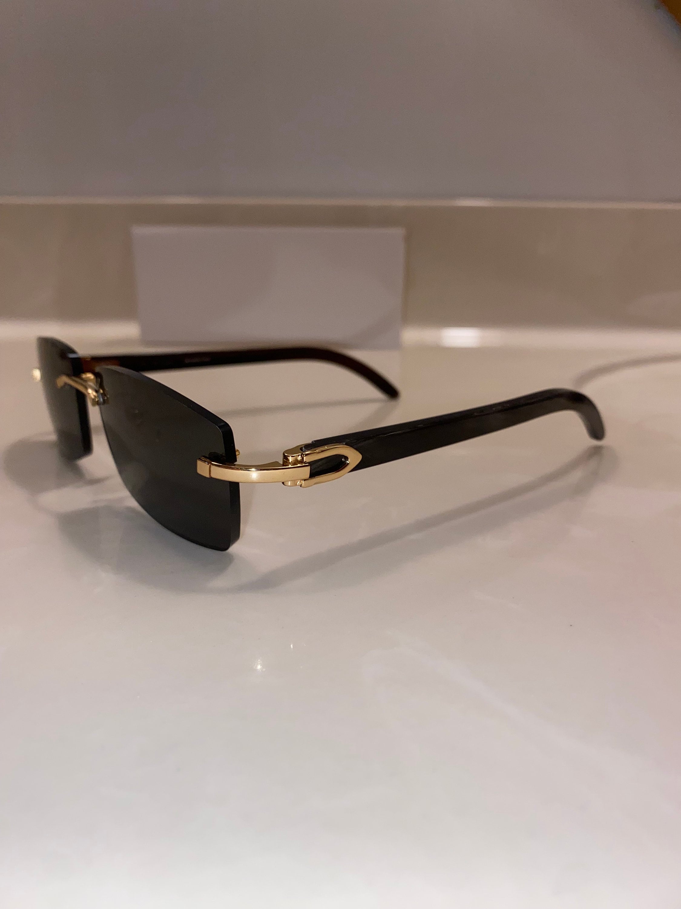 Classic Buffs Blacked Out | Black Lenses | Black Sticks