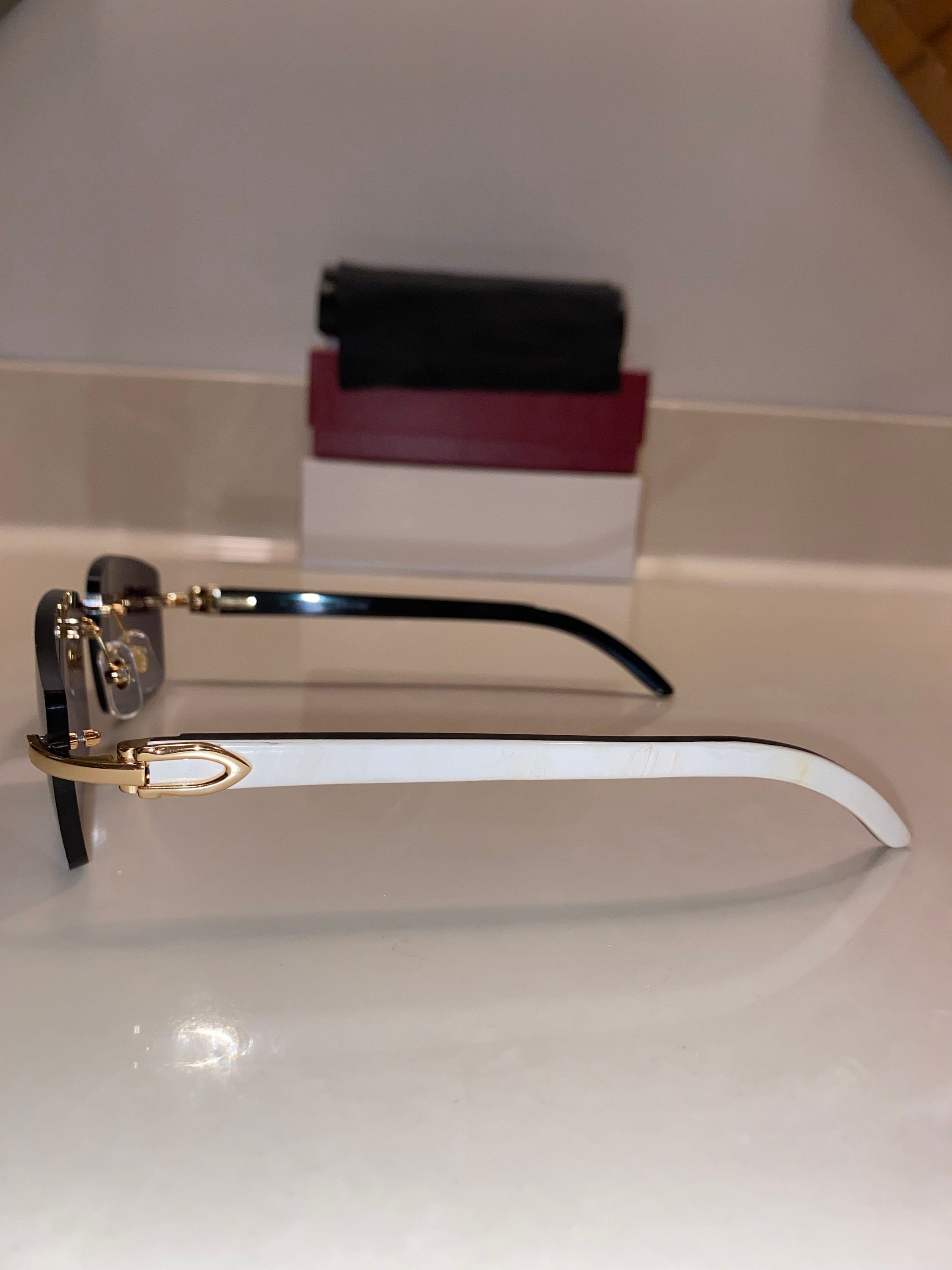 Classic Plain Jane Gold Buffs With Black/Grey Lenses