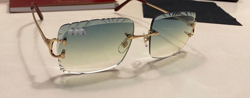 Wires C Plain Jane | Gold Green Faded Cut Lenses