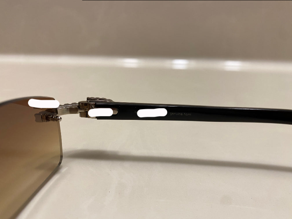 Diamond Black Buffs Gold Frame Hennessy Tint Classic